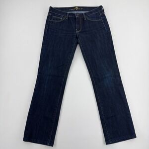 7 For All Mankind Straight Leg Dark Wash Jeans Size 27 U190N359S-359S